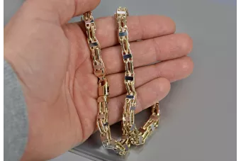 cc051 Russian rose Soviet gold chain