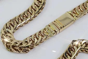 Rosyjski ZSRR Radziecki złoty łańcuszek