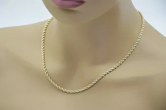 Cadena ★ de oro rosa amarillo russiangold.com ★ Oro 585 333 Precio bajo