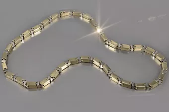 Cadena de oro rosa amarillo ★ russiangold.com ★ Oro 585 333 Precio bajo