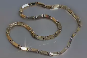 Italienische Hammerkette aus 14-karätigem Gelbgold cc017yw