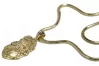 Gold pendant Jesus & snake chain pj001ym&cc020y
