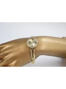 Італійський годинник з жовтого золота Geneve lw075y