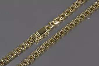 Lanț Garibaldi (Bismark) din aur sovietic roz rusesc