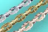 Gold, Solver, Gold plated chain cc055stl