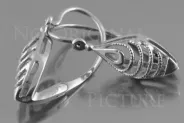Russian rose gold earrings vens248