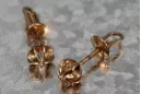 Russian rose gold earrings vens265