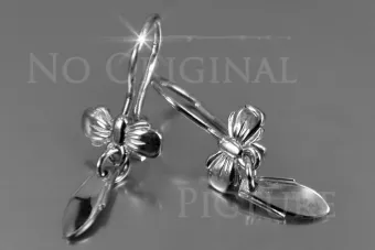 Vintage rose gold earrings ven280