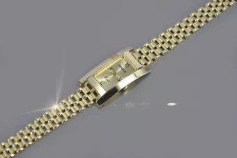 PRZEŚLICZNY złoty damski zegarek 14k NOWY 34g - NAJTANIEJ!