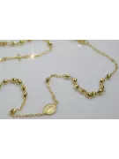 Cadena ★ rosario de oro rosa amarillo russiangold.com ★ Oro 585 333 Precio bajo