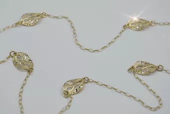 cadena de oro soviética rosa rusa