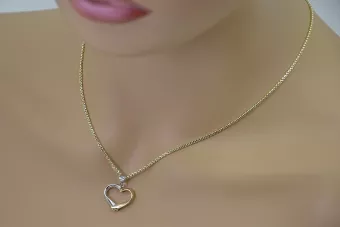 Pandantiv de aur ★ zlotychlopak.pl ★ probă de aur 585 333 preț scăzut