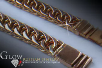 Vintage rose (Italian yellow) Unique gold Moscow bracelet cb030