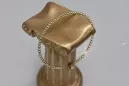 Złota bransoletka 14k 585 sztywna bangle włoska cb122y