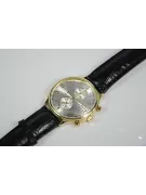 Жовтий 14k 585 золотий чоловічий годинник Geneve mw005y