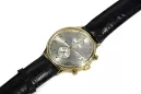 Жълт 14k 585 златен мъжки часовник Geneve mw005y