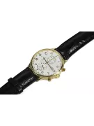 Жълт 14k 585 златен мъжки часовник Geneve mw005y