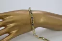 Italienisches Hammer-Armband aus 14-karätigem Gelbgold cb003yw