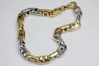 Италианска жълта 14k златна гривна cb024yw