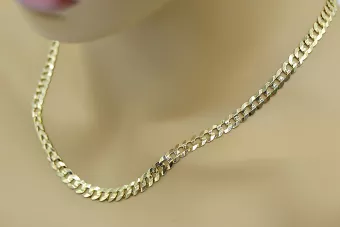 Yellow rose gold chain ★ russiangold.com ★ Gold 585 333 Low price