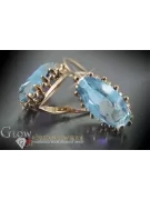 Russische Sowjetische Rose Pink 14k 585 Gold Ohrringe vec041 Alexandrit Rubin Smaragd Saphir ...