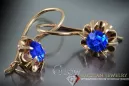 Russische Sowjetische Rose Pink 14k 585 Gold Ohrringe vec060 Alexandrit Rubin Smaragd Saphir ...
