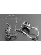 Vintage auskariai iš 14k 585 rožinio aukso vec060 aleksandritas rubinas emeraldas safiras ...