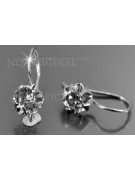 Vintage auskariai iš 14k 585 rožinio aukso vec060 aleksandritas rubinas emeraldas safiras ...