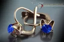 Rus sovietic a crescut roz 14k 585 cercei de aur vec061 alexandrit rubin smarald safir ...