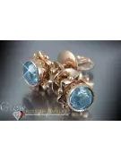 Russische Sowjetische Rose Pink 14k 585 Gold Ohrringe vec063 Alexandrit Rubin Smaragd Saphir ...