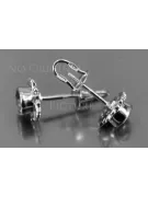 Russische Sowjetische Rose Pink 14k 585 Gold Ohrringe vec063 Alexandrit Rubin Smaragd Saphir ...