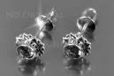 Russische Sowjetische Rose Pink 14k 585 Gold Ohrringe vec063 Alexandrit Rubin Smaragd Saphir ...