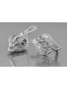 Russische Sowjetische Rose Pink 14k 585 Gold Ohrringe vec068 Alexandrit Rubin Smaragd Saphir ...