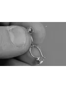 Ruso soviético rosa rosa 14k 585 pendientes de oro vec080 alejandrita rubí esmeralda zafiro ...