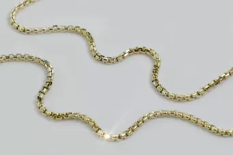 Італійський ланцюжок із жовтого золота 14 карат New Rope cc078yw