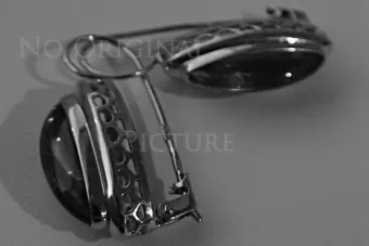 Βίντεζ σκουλαρίκια από 14k 585 ροζ χρυσό vec095 αλεξανδρίτη ρουμπίνι σμαράγδι σαφείρι ...