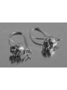 Руски съветски розово розово 14k 585 златни обеци vec104 александрит рубин изумрудено сапфир ...