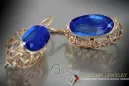 Ruso soviético rosa rosa 14k 585 pendientes de oro vec112 alejandrita rubí esmeralda zafiro ...