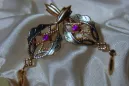Ruso soviético rosa rosa 14k 585 pendientes de oro vec115 alejandrita rubí esmeralda zafiro ... Ruso soviético rosa rosa 14k 585 pendientes de oro vec115 alejandrita rubí esmeralda zafiro ...
