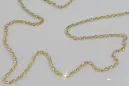 Italienisch gelb 14 Karat Gold New Rope Singapur Diamantschliff Kette hohl cc079y