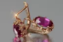 Ruso soviético rosa rosa 14k 585 pendientes de oro vec139 alejandrita rubí esmeralda zafiro ... Ruso soviético rosa rosa 14k 585 pendientes de oro vec139 alejandrita rubí esmeralda zafiro ...