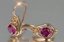 Ruso soviético rosa rosa 14k 585 pendientes de oro vec140 alejandrita rubí esmeralda zafiro ... Ruso soviético rosa rosa 14k 585 pendientes de oro vec140 alejandrita rubí esmeralda zafiro ...