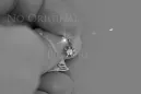 Βιντέιζ σκουλαρίκια από 14k 585 ροζ χρυσό vec153 με αλεξανδρίτη ρουμπίνι σμαράγδι σαφείρι ζιρκόνια ...
