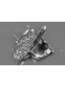 Boucles d’oreilles en or rose soviétique russe 14k 585 vec159 alexandrite rubis émeraude saphir ...