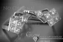 Vintage rose pink 14k 585 gold earrings vec167 alexandrite ruby emerald sapphire ...