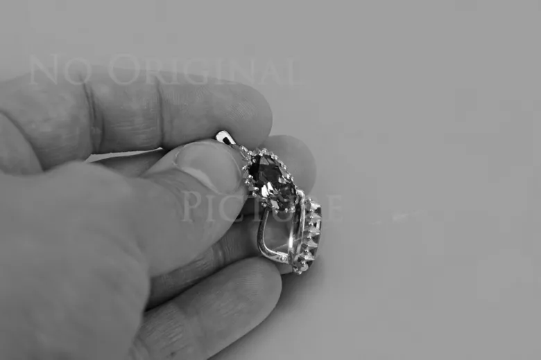 Βίντεζ σκουλαρίκια από 14k 585 ροζ χρυσό vec174 αλεξανδρίτη ρουμπίνι σμαράγδι σαφείρι ...