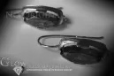 Βίντεζ σκουλαρίκια από 14k 585 ροζ χρυσό vec177 αλεξανδρίτη ρουμπίνι σμαράγδι σαφείρι ...