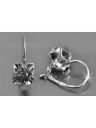 Русская советская розовая роза 14k 585 золото серьги vec184 александрит рубин изумруд сапфир ...