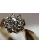 Vintage rose pink 14k 585 gold earrings vec185 alexandrite ruby emerald sapphire ...