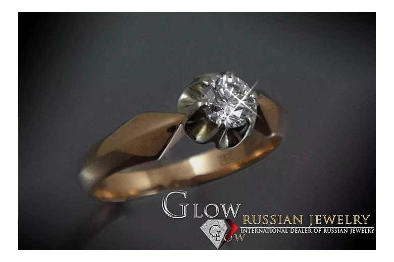 Rusă sovietică a crescut roz 14k 585 cercei de aur vec186 alexandrit rubin smarald safir ...